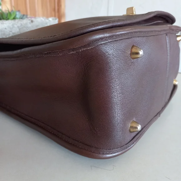 Coach Stewardess Bag #9525, 1996, Mahogany Brown - Picture 12 of 16